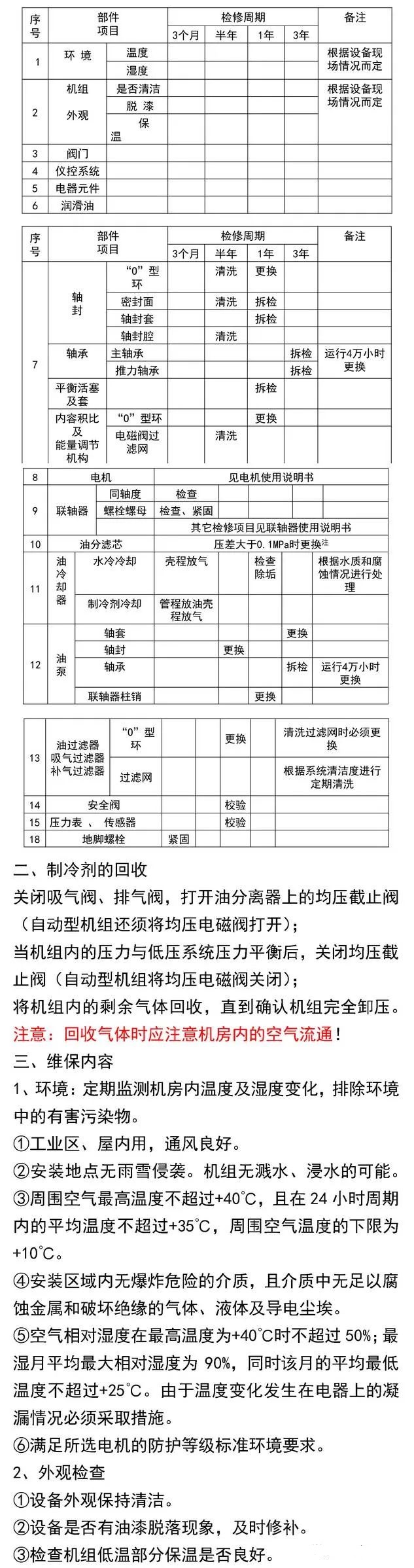 開啟式螺桿制冷壓縮機結(jié)構(gòu)和操作詳解